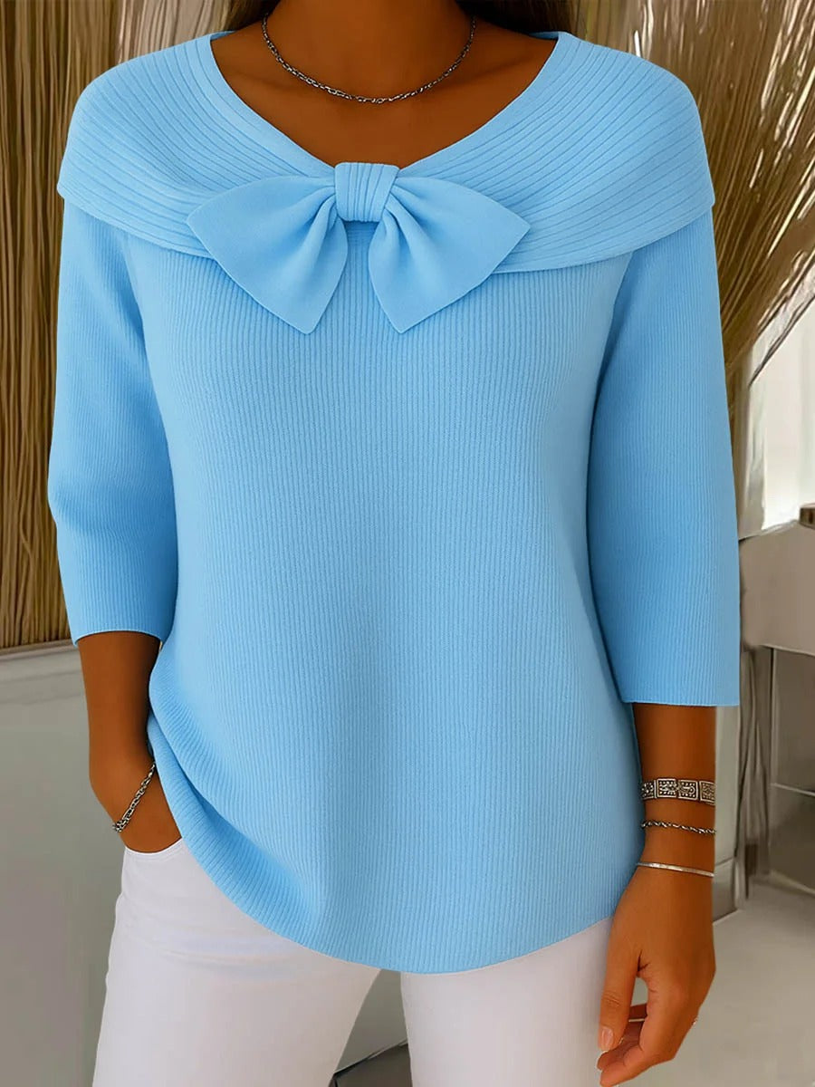 Women's Bow Detail Knit Jumper