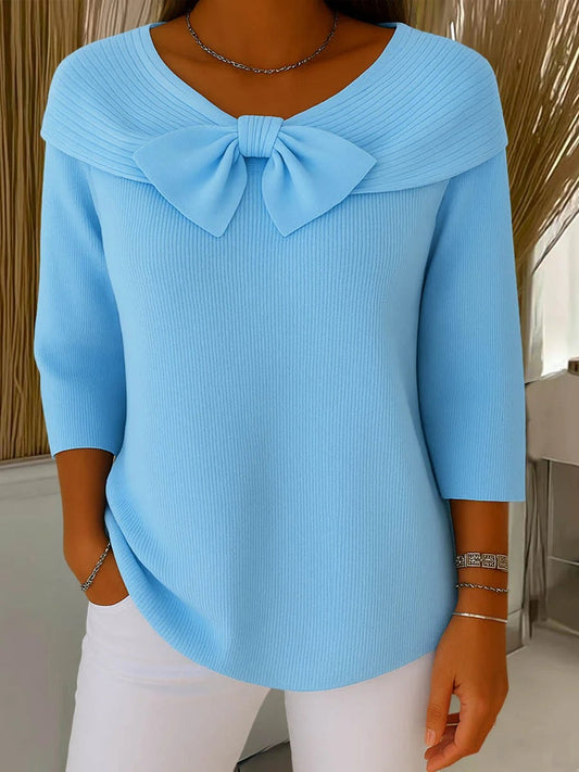 Women's Bow Detail Knit Jumper