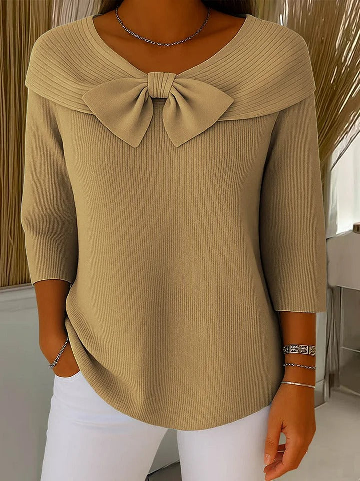 Women's Bow Detail Knit Jumper