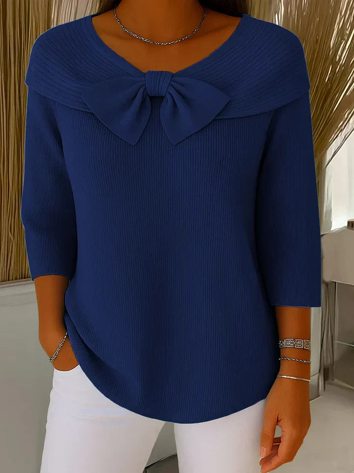 Women's Bow Detail Knit Jumper
