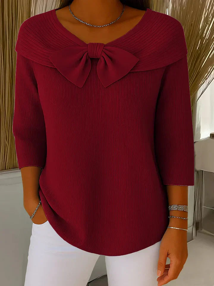 Women's Bow Detail Knit Jumper