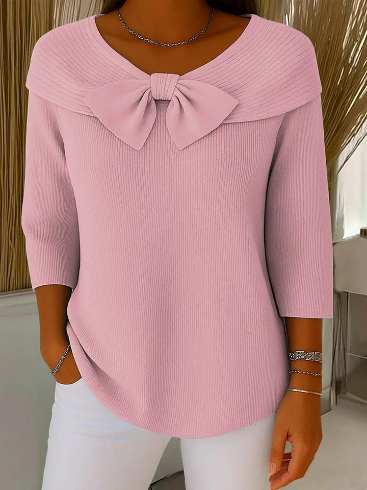 Women's Bow Detail Knit Jumper