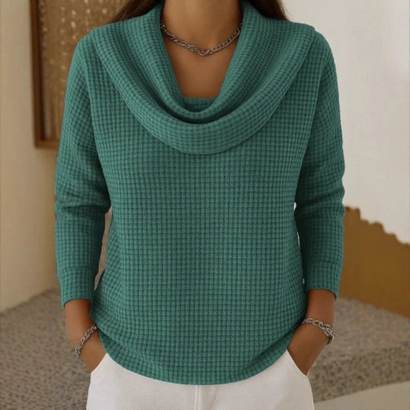 Women's Cowl Neck Knit Jumper