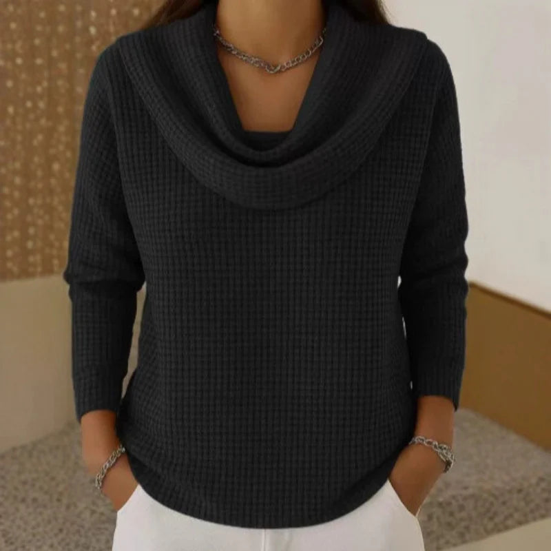 Women's Cowl Neck Knit Jumper