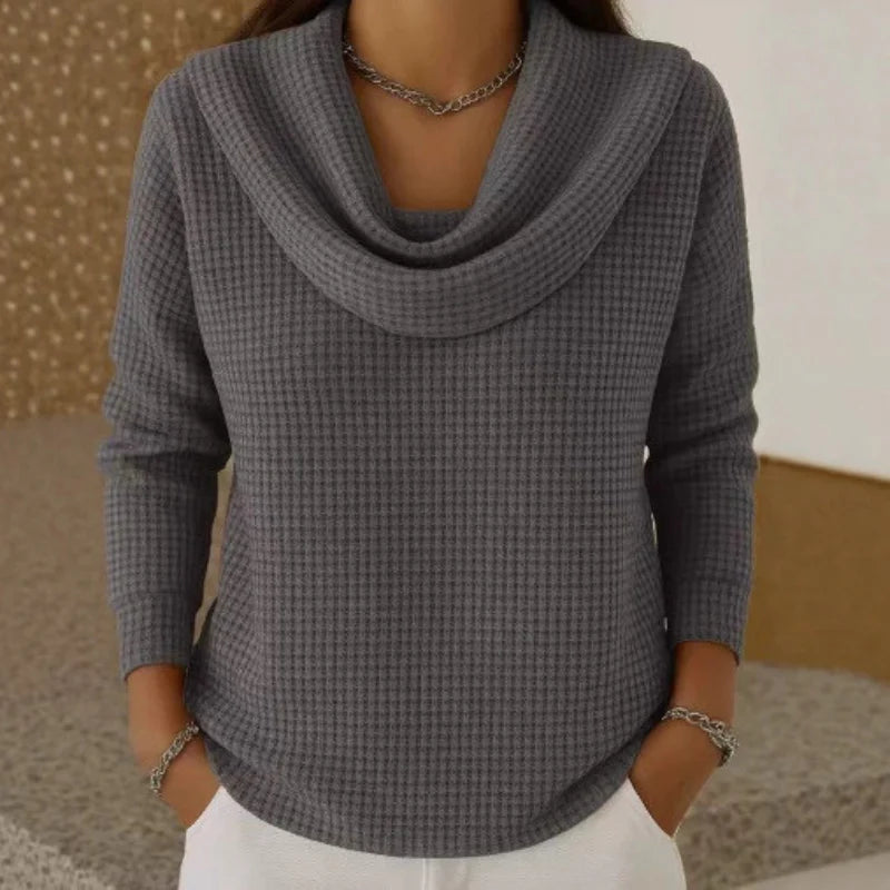 Women's Cowl Neck Knit Jumper