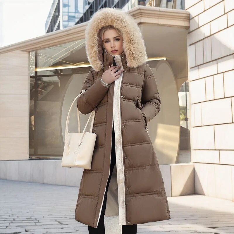 Women's Long Faux Fur Coat