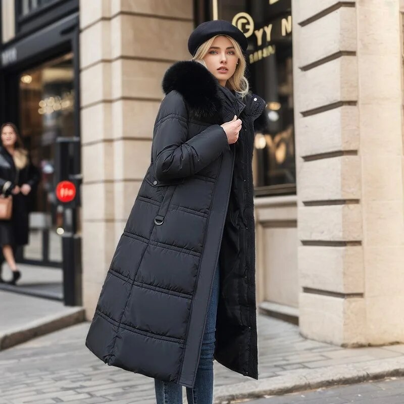 Women's Long Faux Fur Coat