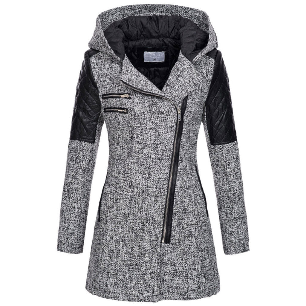 Women's Long Hooded Coat