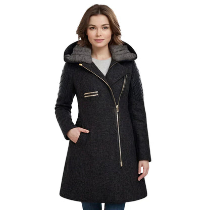 Women's Long Hooded Coat