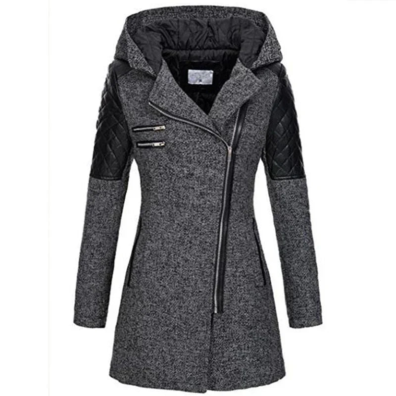 Women's Long Hooded Coat