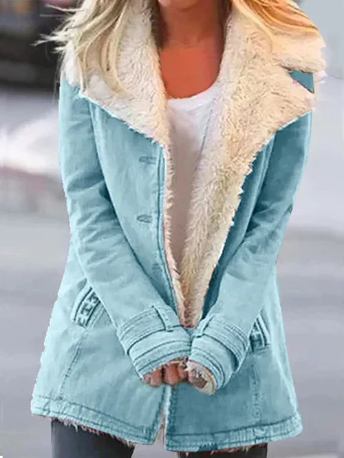 Women's Teddy Lined Winter Coat