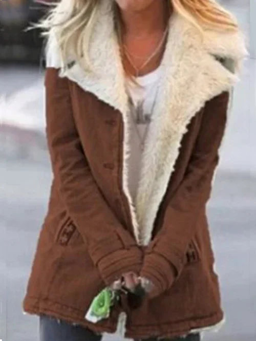 Women's Teddy Lined Winter Coat