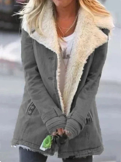 Women's Teddy Lined Winter Coat