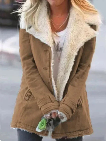 Women's Teddy Lined Winter Coat
