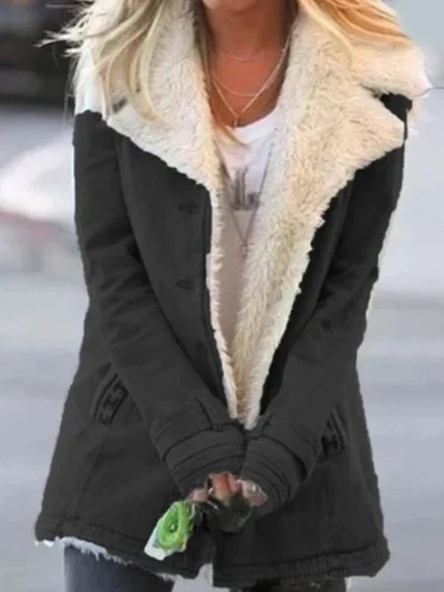 Women's Teddy Lined Winter Coat