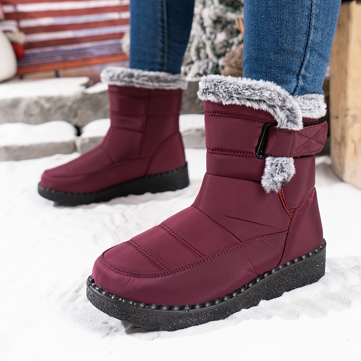 Women's Fur Lined Winter Boots