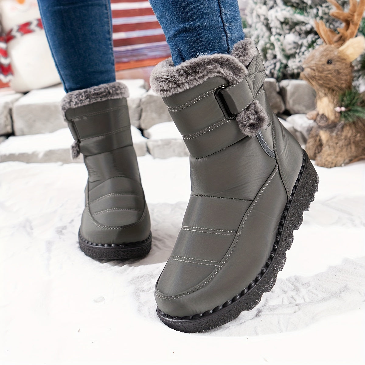 Women's Fur Lined Winter Boots