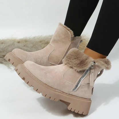 Women's Fur Collar Winter Boots