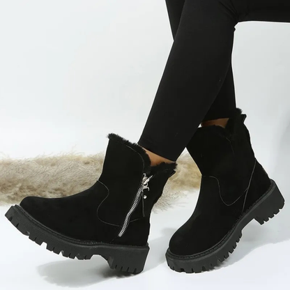 Women's Fur Collar Winter Boots