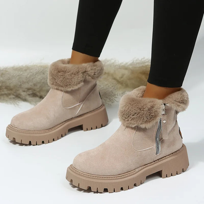 Women's Fur Collar Winter Boots