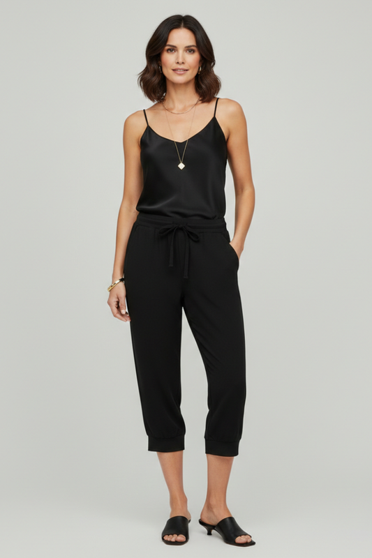 Women's Capri Drawstring Trousers