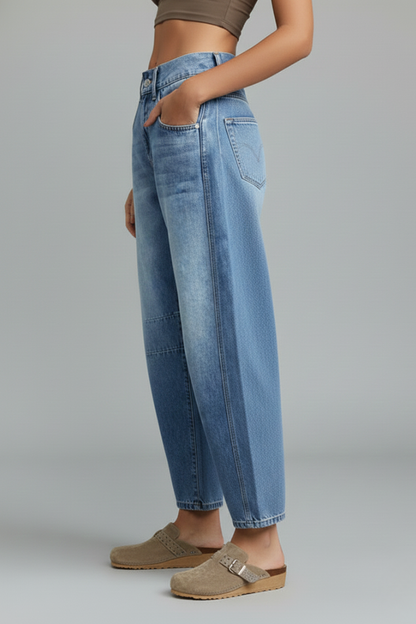 Women’s Mid Waist Denim Jeans