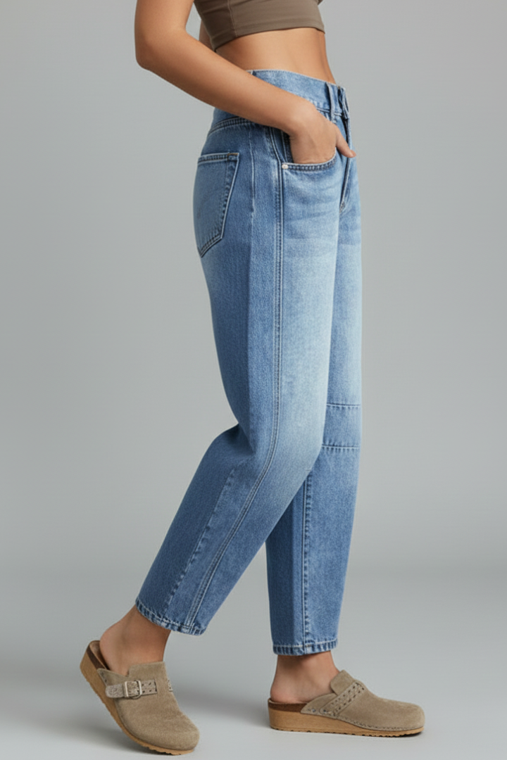 Women’s Mid Waist Denim Jeans