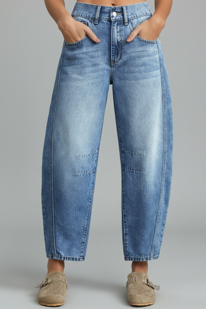 Women’s Mid Waist Denim Jeans