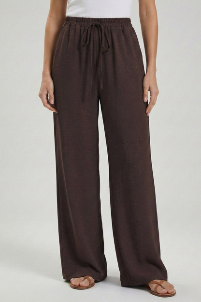 Women’s Drawstring Palazzo Trousers