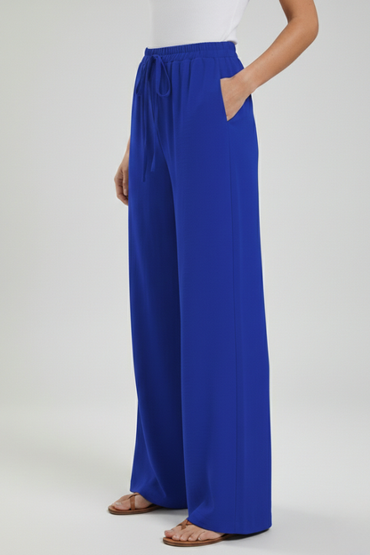 Women’s Drawstring Palazzo Trousers