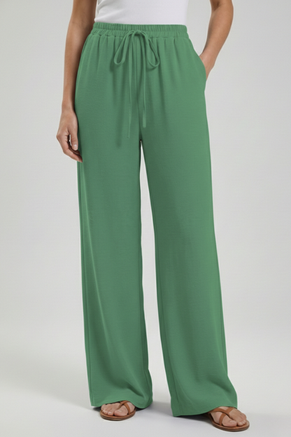 Women’s Drawstring Palazzo Trousers