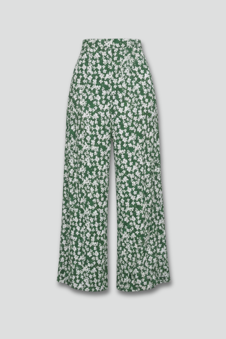 Women's Floral Print Palazzo Trousers