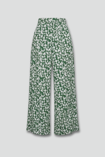 Women's Floral Print Palazzo Trousers