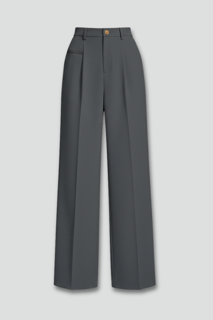 Women's Pleated Palazzo Wide Trousers