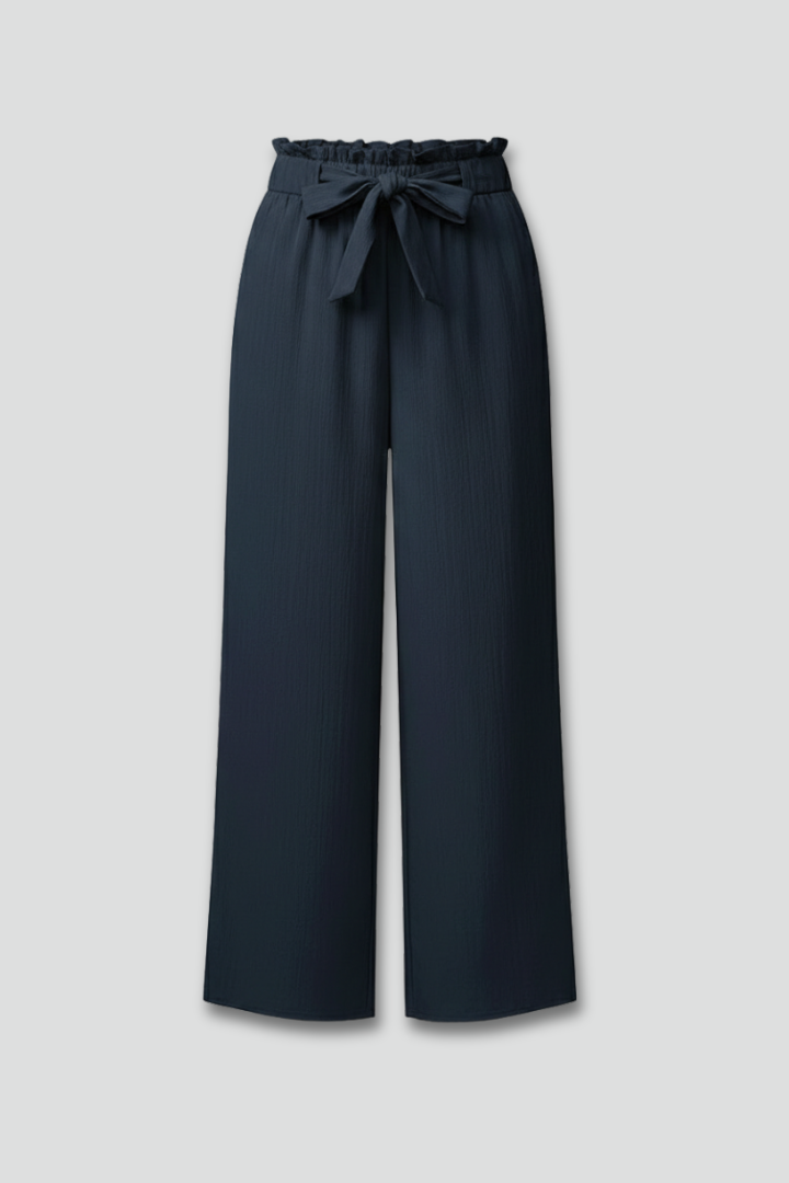 Women’s Tie Belt Palazzo Trousers