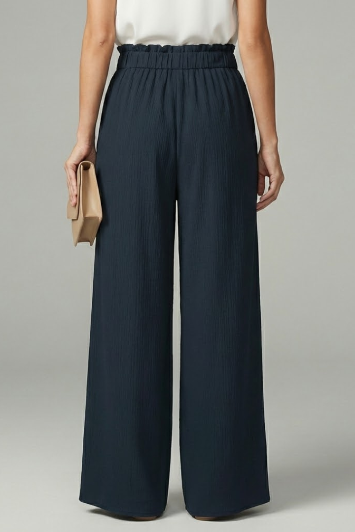 Women’s Tie Belt Palazzo Trousers