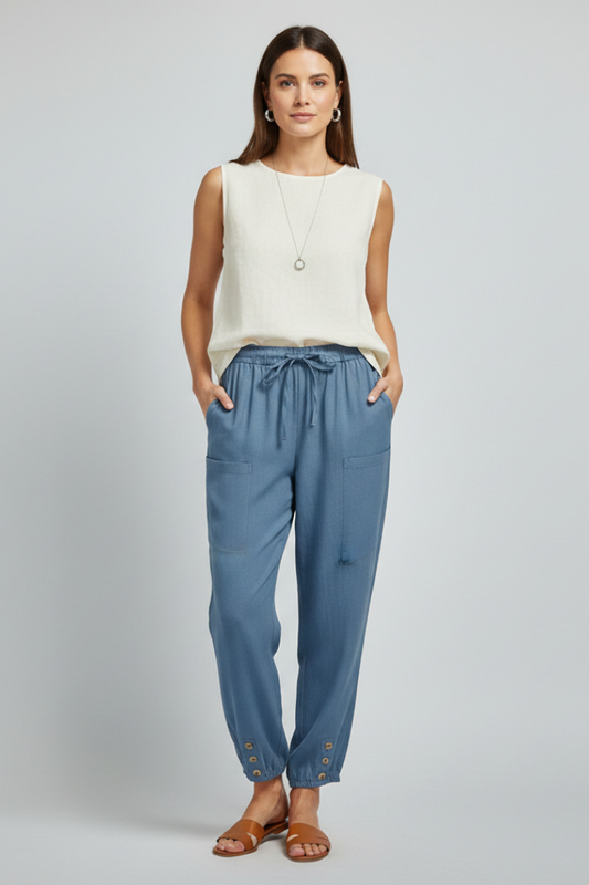 Women's Relaxed Drawstring Trousers