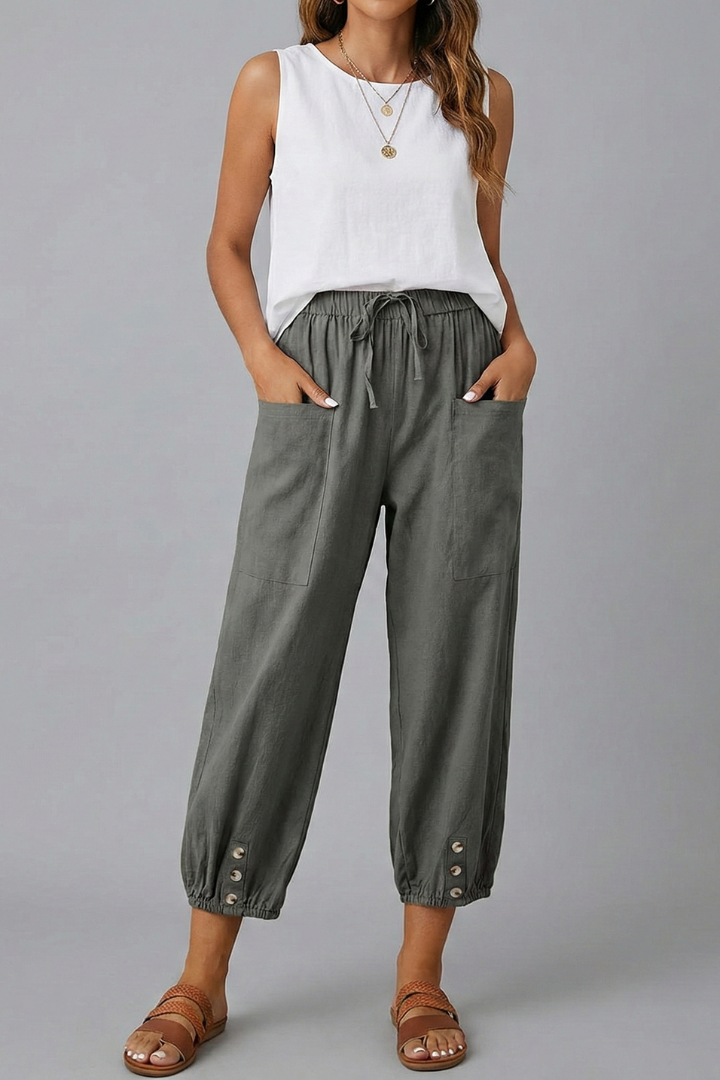 Women's Relaxed Drawstring Trousers