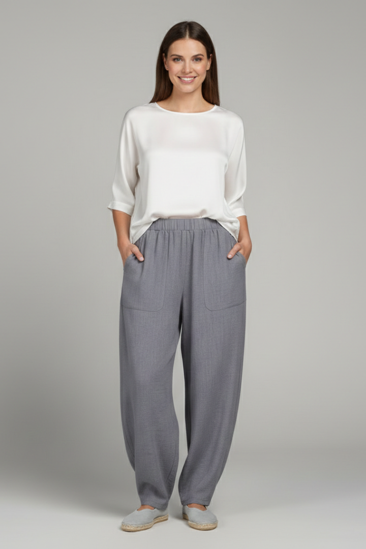 Women’s Elastic Waist Casual Trousers