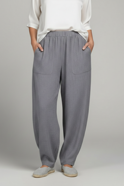 Women’s Elastic Waist Casual Trousers