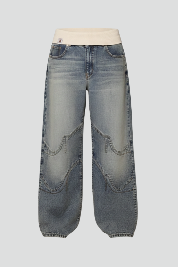 Women's Baggy Wide Leg Jeans