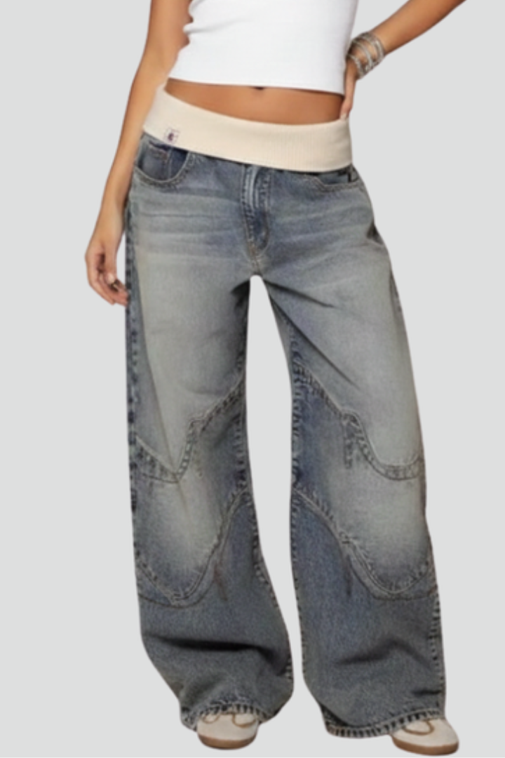 Women's Baggy Wide Leg Jeans