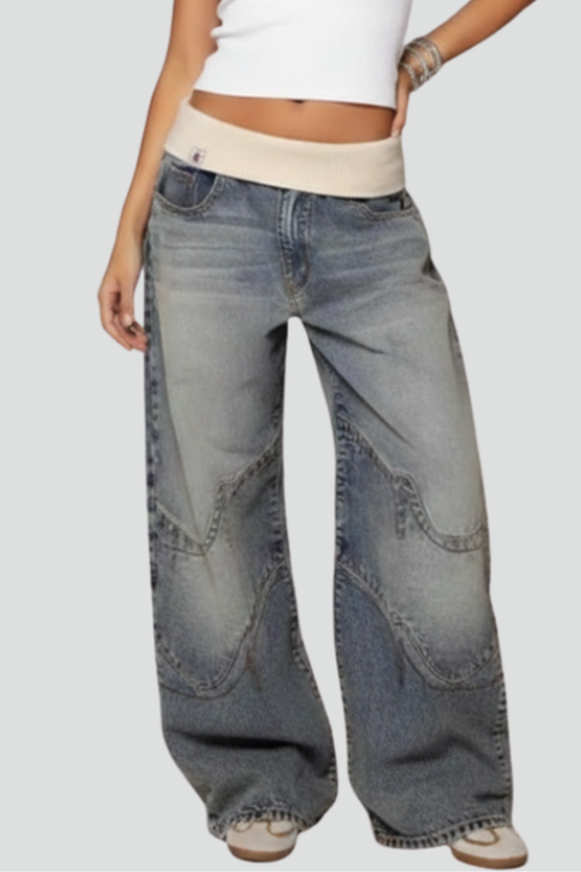 Women's Baggy Wide Leg Jeans