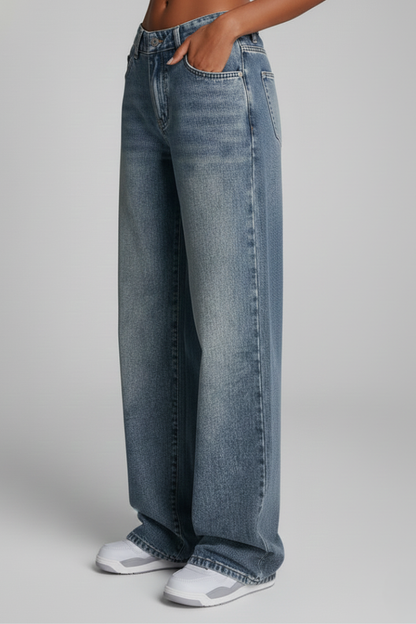 Women’s Wide Leg Denim Jeans