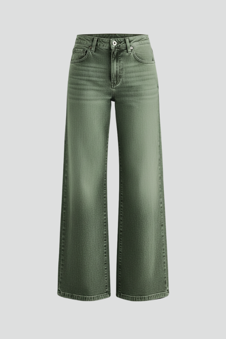 Women’s High Rise Wide Jeans
