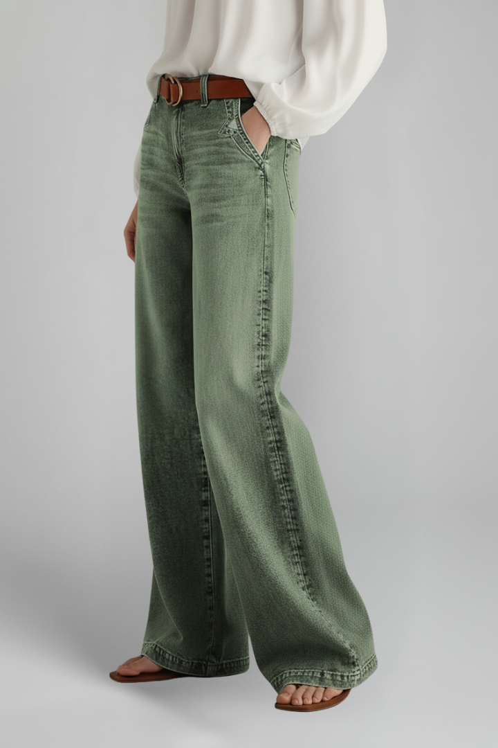 Women’s High Rise Wide Jeans