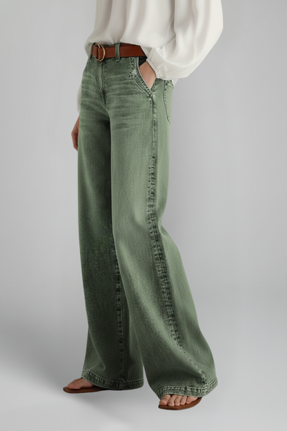 Women’s High Rise Wide Jeans