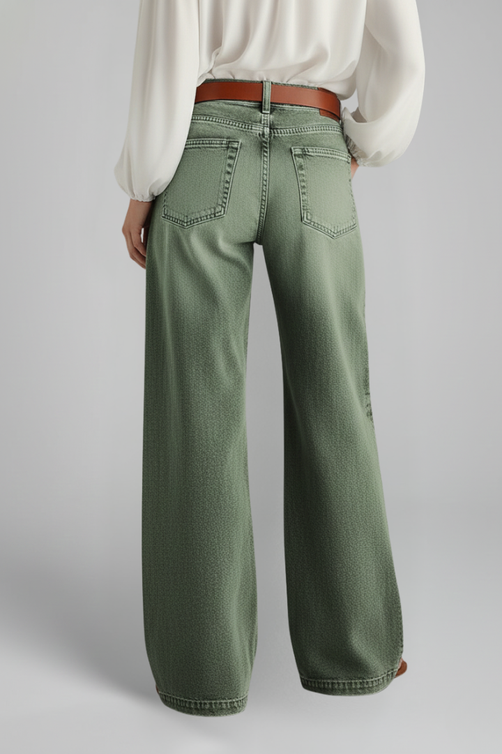 Women’s High Rise Wide Jeans