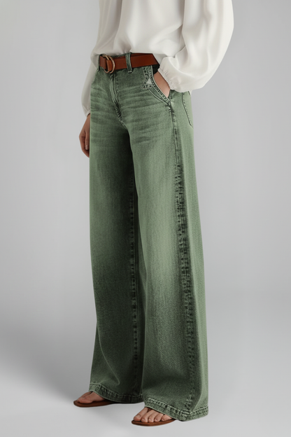 Women’s High Rise Wide Jeans