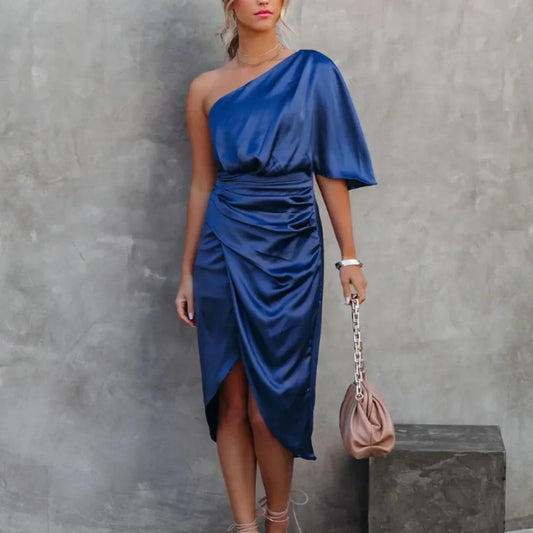 Women’s One Shoulder Mini Dress